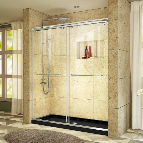 Dreamline Charismaframeless Sliding Door Slimline 32"x60" Base