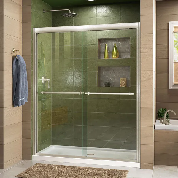 Dreamline Duet 56 To 60" Frameless Bypass Sliding Shower Door