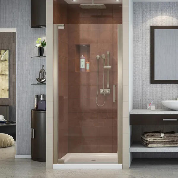 Dreamline Elegance 25 1/4 To 27 1/4" Frameless Pivot Shower Door