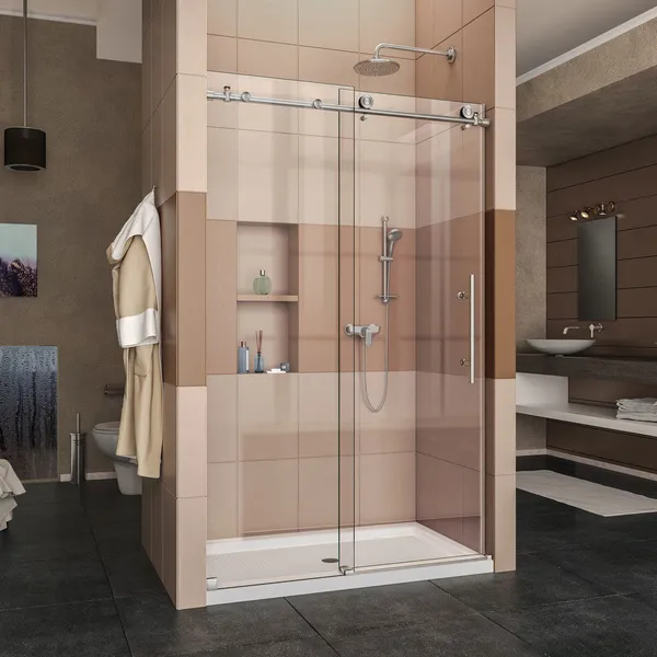 Dreamline Enigma-X 44 To 48" Fully Frameless Sliding Shower Door