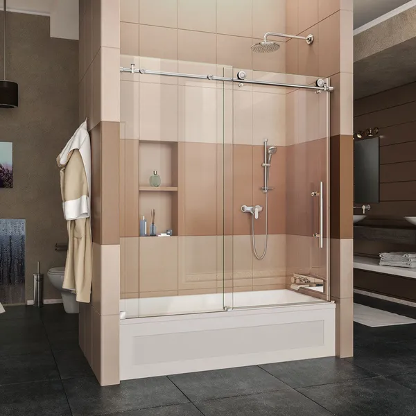 Dreamline Enigma-X 56 To 59" Frameless Sliding Tub Door