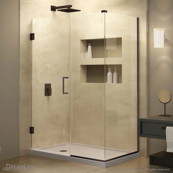 Dreamline Unidoor 46"x34-3/8"x72" Hinged Shower Enclosure