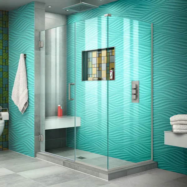 Dreamline Unidoor 48"x30-3/8"x72" Hinged Shower Enclosure