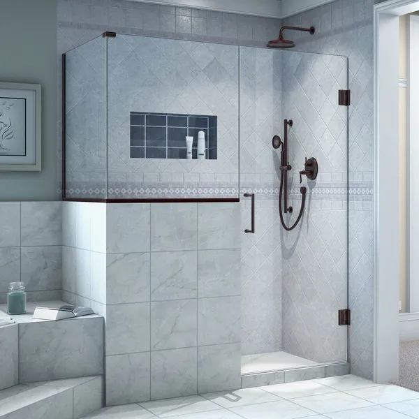 Dreamline Unidoor 57"x30.375"x72" Hinged Shower Enclosure