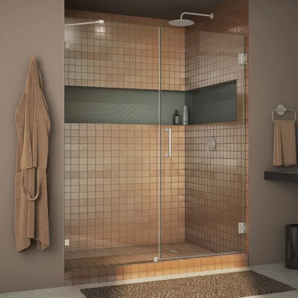 Dreamline Unidoor Lux 57" Frameless Hinged Shower Door