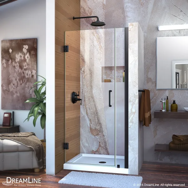 Dreamline Unidoor Min 31" To Max 32" Frameless Hinged Shower Door