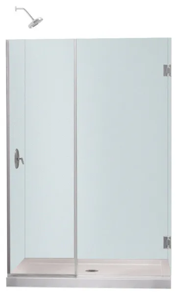 Dreamline Unidoor Min 34" To Max 34-1/2"x72" Hinged Shower Door