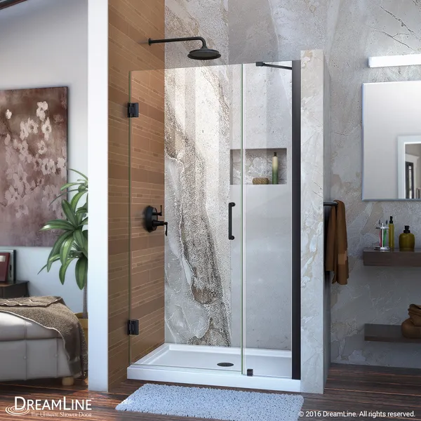 Dreamline Unidoor Min 38" To Max 39" Frameless Hinged Shower Door