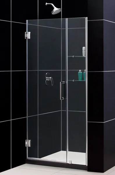 Dreamline Unidoor Min 39" To Max 40" Frameless Hinged Shower Door