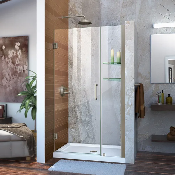 Dreamline Unidoor Min 40" To Max 41" Frameless Hinged Shower Door