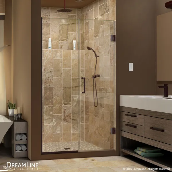 Dreamline Unidoor Min 41-1/2" To Max 42"x72" Hinged Shower Door