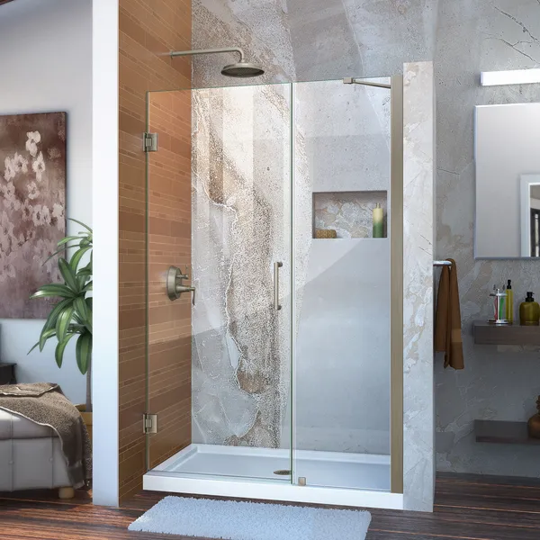 Dreamline Unidoor Min 45" To Max 46" Frameless Hinged Shower Door