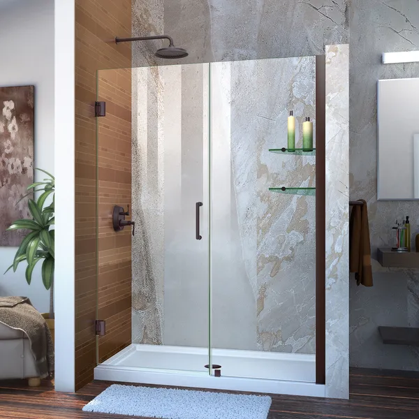 Dreamline Unidoor Min 47" To Max 48" Frameless Hinged Shower Door