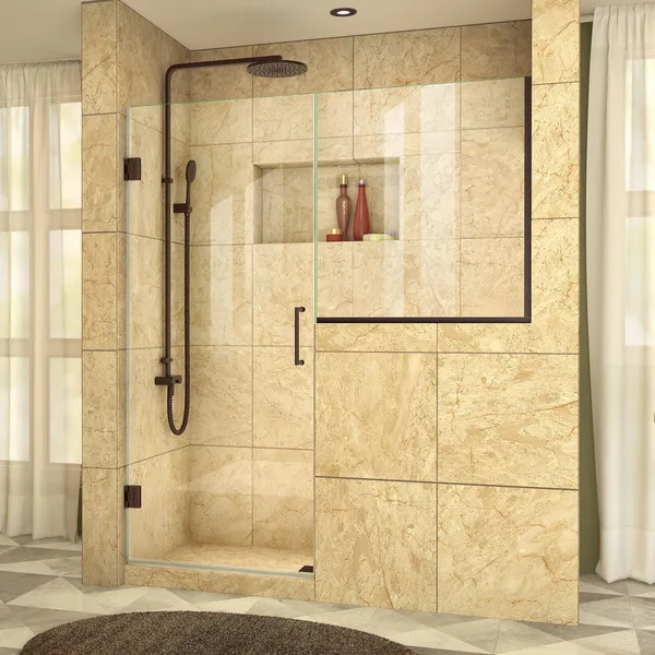 Dreamline Unidoor Plus 57, 57 1/2"x72" Hinged Shower Door