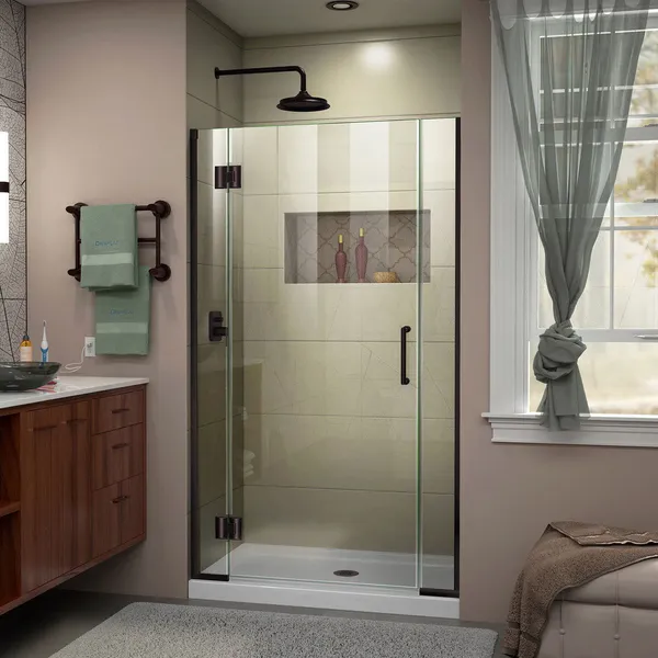 Dreamline Unidoor-X 35 1/2, 36"x72" Hinged Shower Door