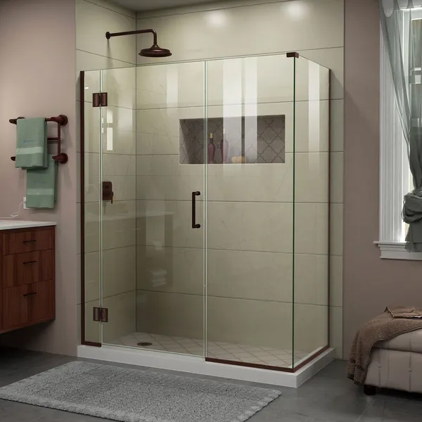 Dreamline Unidoor-X 35"x30.375"x72" Hinged Shower Enclosure