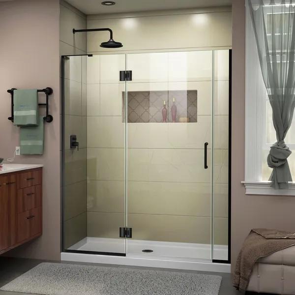 Dreamline Unidoor-X 53 1/2, 54"x72" Hinged Shower Door