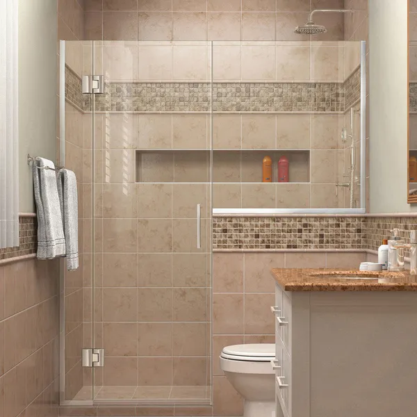 Dreamline Unidoor-X 56, 56 1/2"x72" Hinged Shower Door