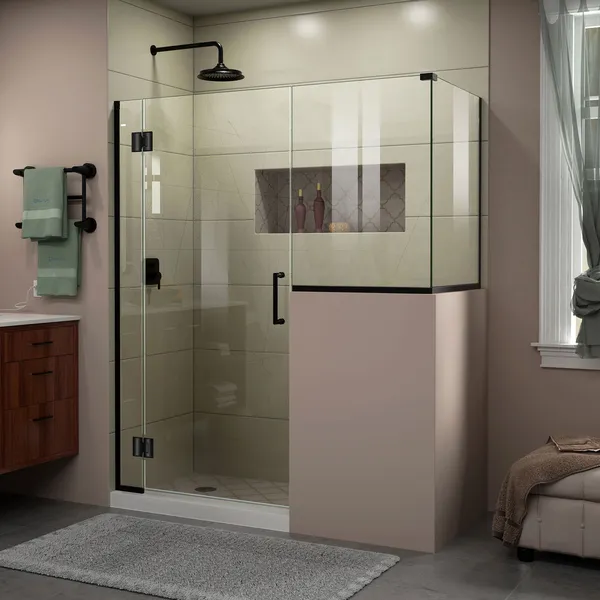 Dreamline Unidoor-X 57"x36.375"x72" Hinged Shower Enclosure