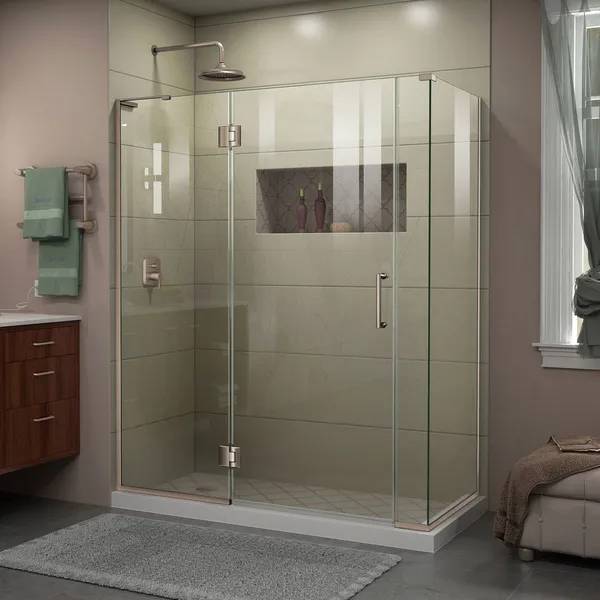 Dreamline Unidoor-X 58.5"x30.375"x72" Hinged Shower Enclosure