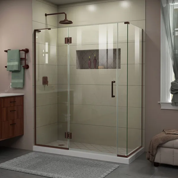 Dreamline Unidoor-X 59.5"x30.375"x72" Hinged Shower Enclosure