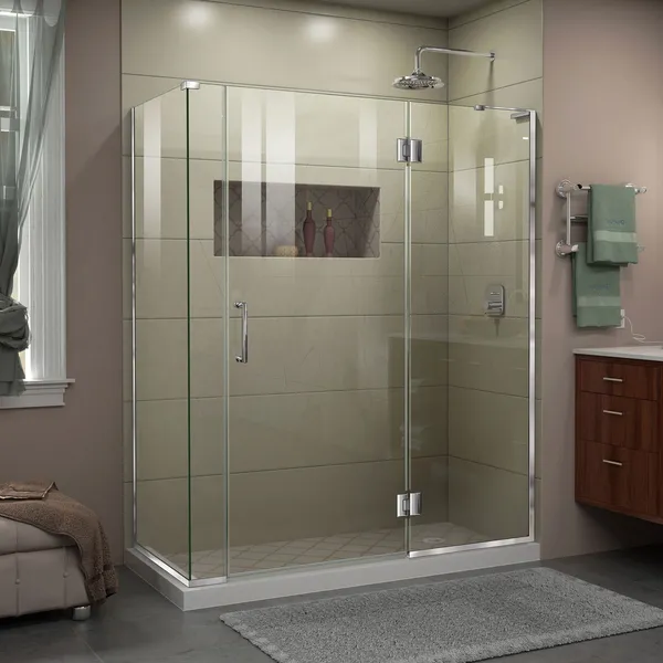 Dreamline Unidoor-X 59.5"x30.375"x72" Hinged Shower Enclosure