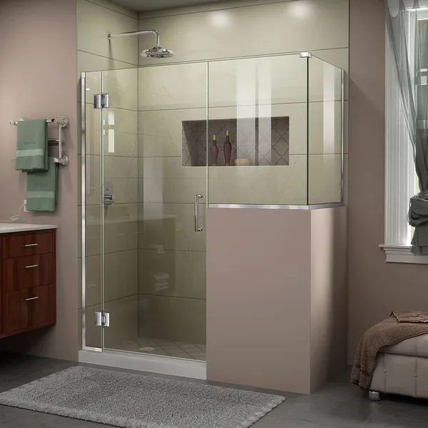 Dreamline Unidoor-X 59"x36.375"x72" Hinged Shower Enclosure