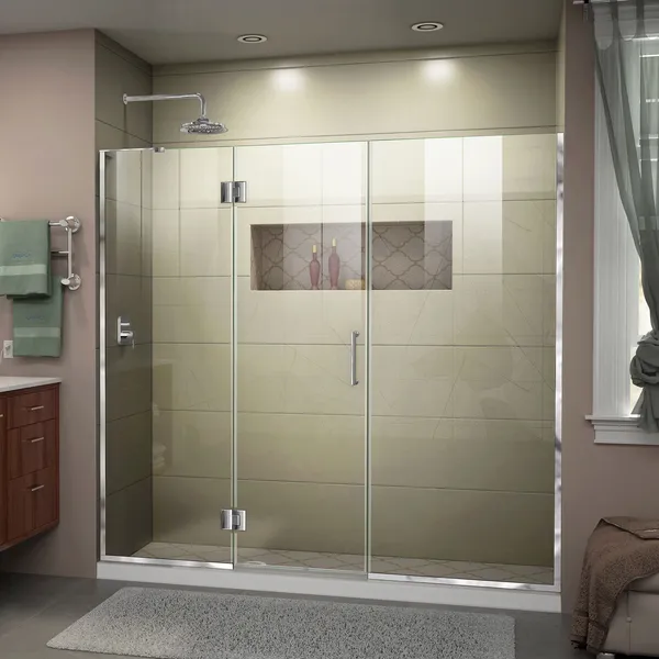 Dreamline Unidoor-X 65, 65 1/2"x72" Hinged Shower Door