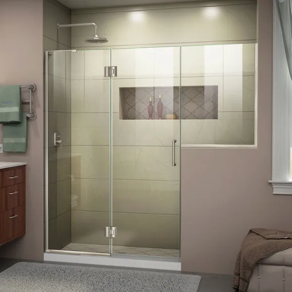 Dreamline Unidoor-X 72, 72 1/2"x72" Hinged Shower Door
