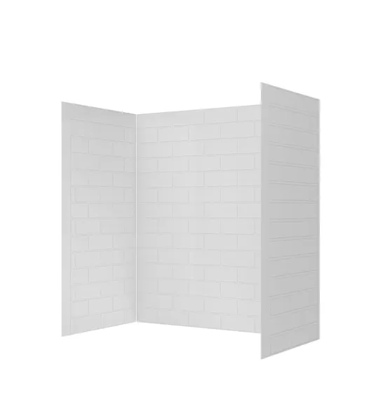 DSH-1100-100 32"Lx60"Wx55"H Glue-Up Alcove Bathtub Wall Surround