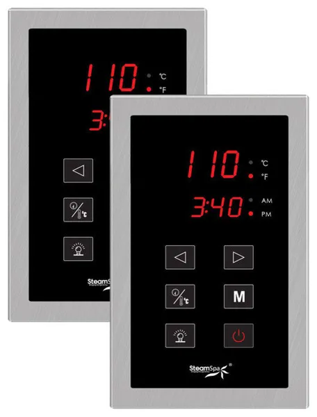 Dual Touch Panel Control System, Brushed Nickel