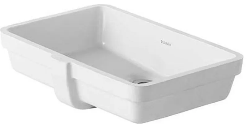 Duravit 033048-0HOLE Vero 20-5/8" Rectangular Ceramic Undermount - White