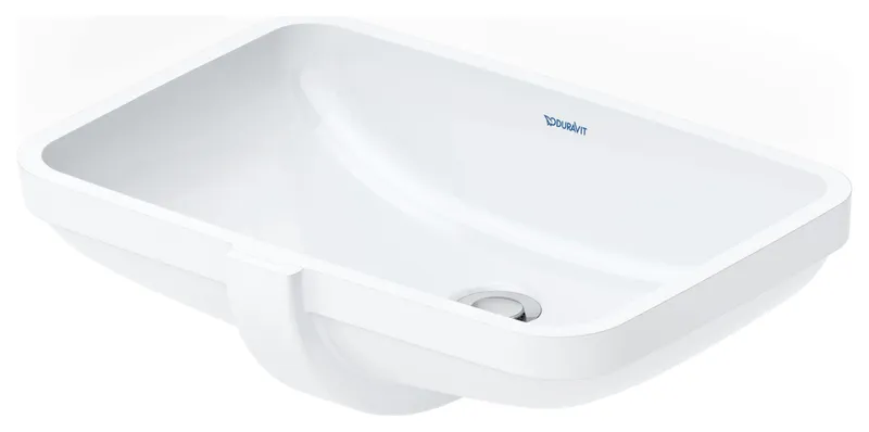 Duravit 039549-0HOLE Duravit No. 1 20-5/8" Rectangular Ceramic - White