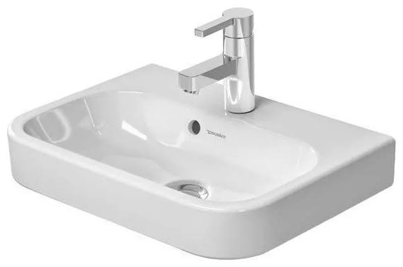 Duravit 071050-1HOLE Happy D.2 20" Ceramic Vanity Top - White / Glazed