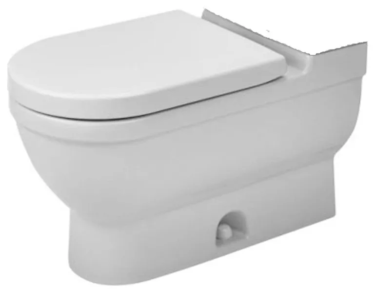 Duravit 212501 Starck 3 Elongated Toilet Bowl Only - - White