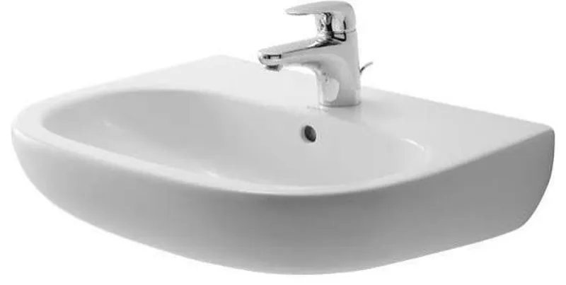 Duravit 231055-1HOLE D-Code 21-5/8" Specialty Ceramic Wall - White / Glazed