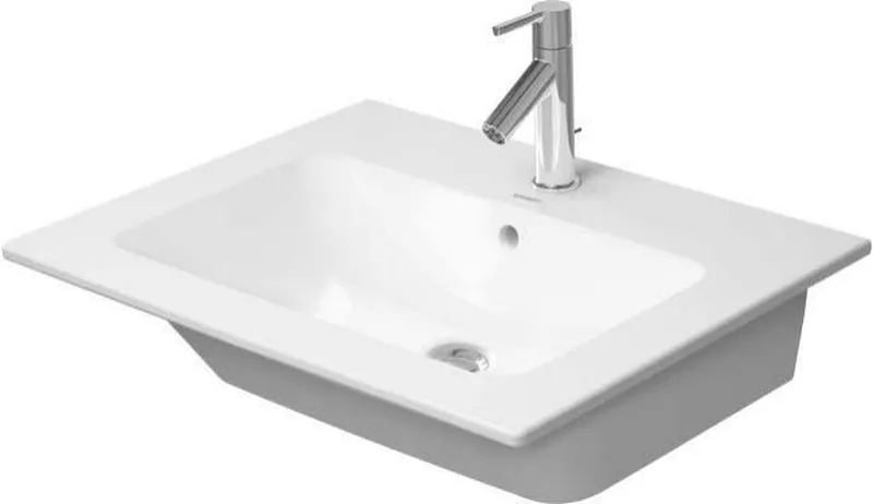 Duravit 233663-3HOLE ME by Starck 25" Ceramic Vanity Top - White