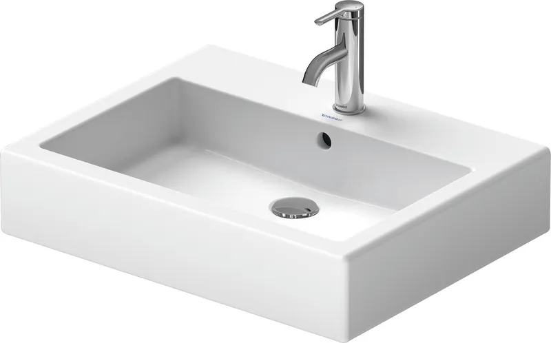 Duravit Vero Bathroom Sink 04546000601 White WonderGliss