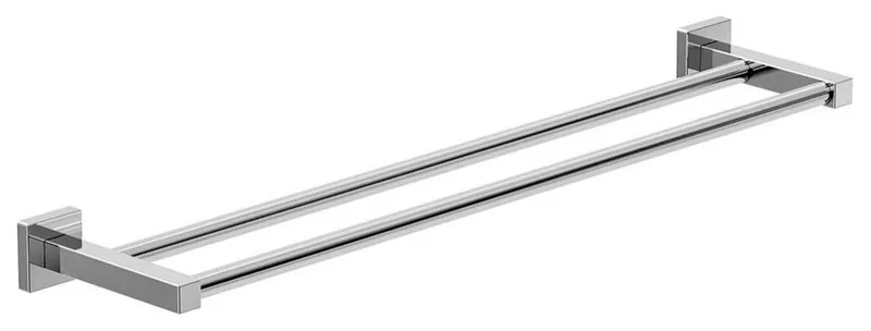 Duro 18 inch Double Towel Bar with Mounting Hardware, Chrome