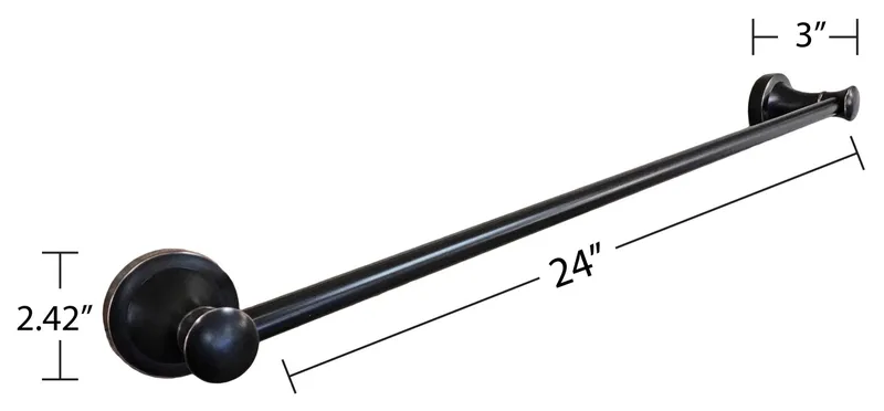 Dyconn Faucet BLN4SET24-ORB London Series Bathroom Set, Oil Rubbed Bronze