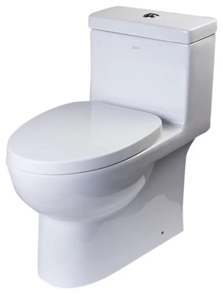 EAGO TB359 Dual Flush High Efficiency Low Flush Eco-Friendly White Toilet