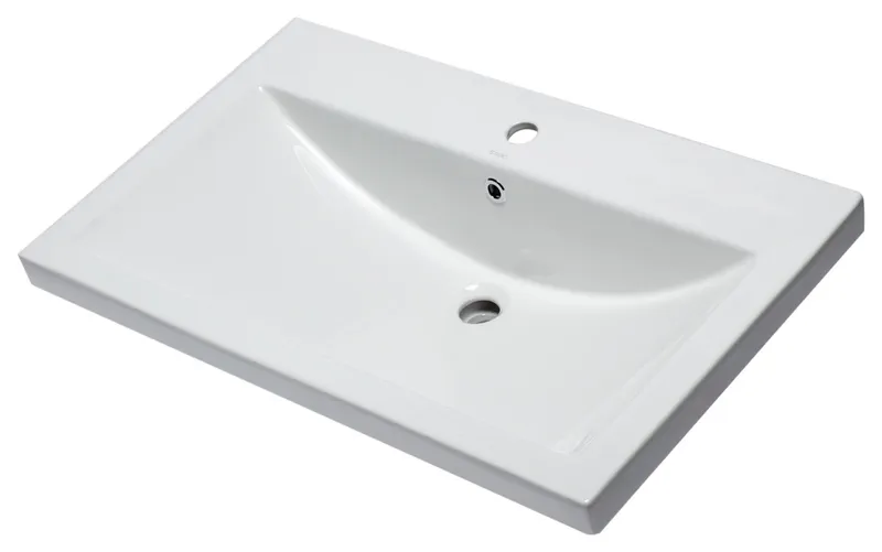 EAGO White Ceramic 32"x19" Rectangular Drop In Sink