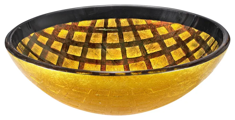 Eclectic Style Glass Vessel Sink