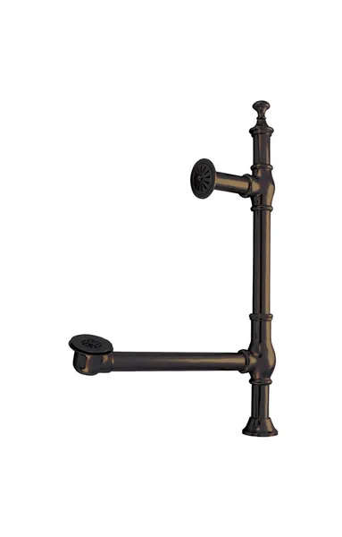 Edwardian British Lever Style Clawfoot Tub Waste and Overflow Drain CC3095