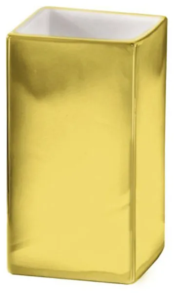 Elegant Gold Porcelain Bathroom Accessories, Glamour, Tumbler