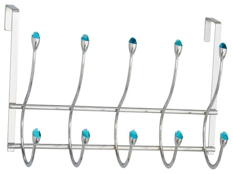 Elegant Home Fashions Bathroom Over The Door 5 Hooks OTD-3802