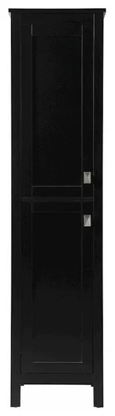 Elegant Lighting Adian 16" Bathroom Storage Cabinet, Black