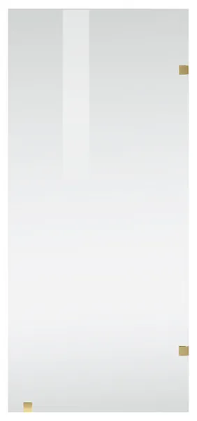 Elegantsd155-3578Bgd Fixed Frameless Shower Door 35 X 78 Brushed Gold