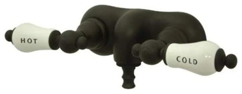 Elements Of Design DT0415CL Double Handle Wall Mounted Clawfoot - Oil Rubbed