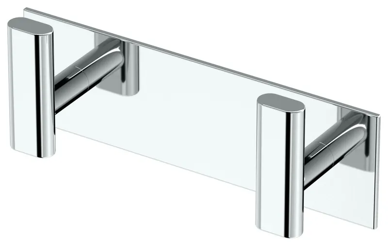 Elevate All Modern Decor Hook, Chrome, Double
